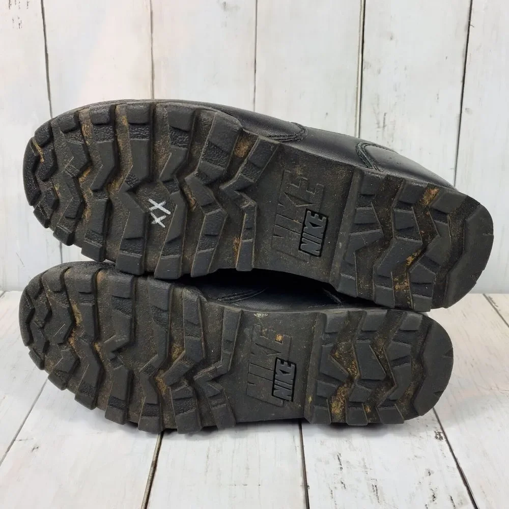 Nike Caldera Hiker Boots Mens Sz 7.5 Black Camping Sneakerboot Shoes 313500-001